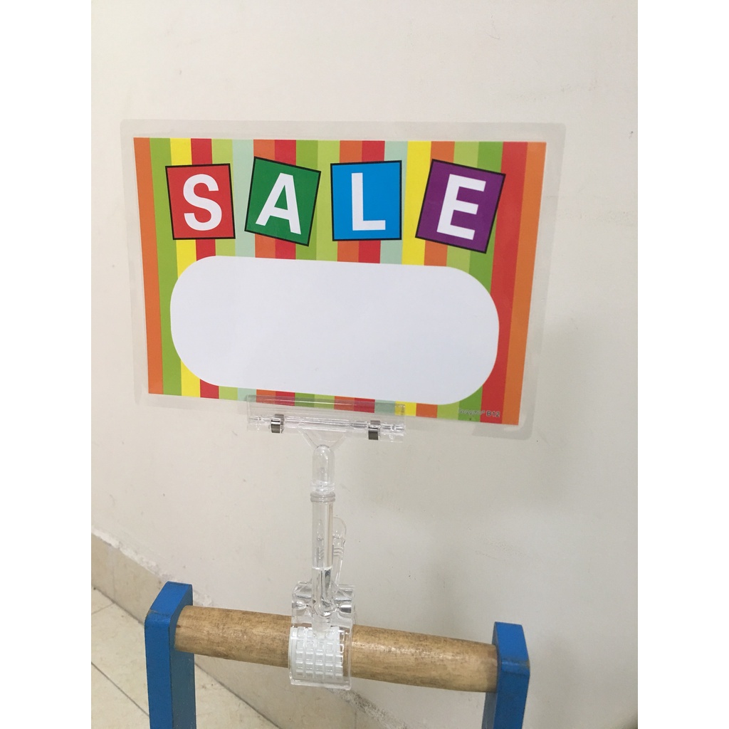 Combo 10-20-30-50 kẹp sale siêu ưu đãi giảm giá cuối năm, wobbler nhựa, quảng cáo, kẹp 2 đầu chuyên dùng tại các shop.