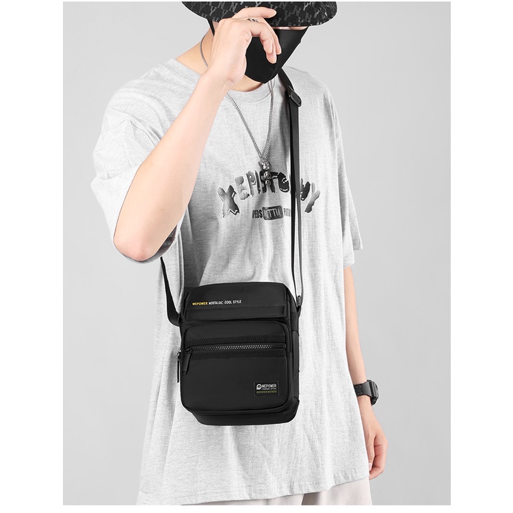 Túi đeo chéo nam thời trang unisex phong cách nhật bản thế hệ mới vải cao cấp chống nước nhiều ngăn tiện dụng 5831
