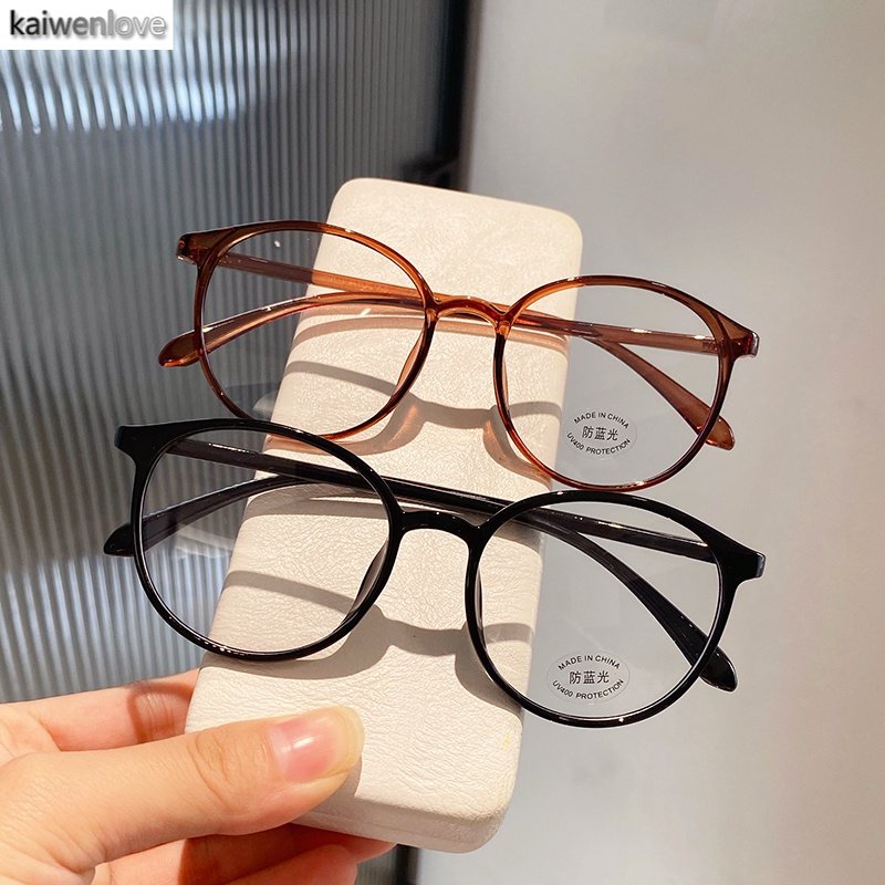 Kính mắt KAIWENLOVE chống tia bức xạ ánh sáng xanh từ máy tính nhẹ thoải mái tròng kính thay thế được cho học sinh nữ