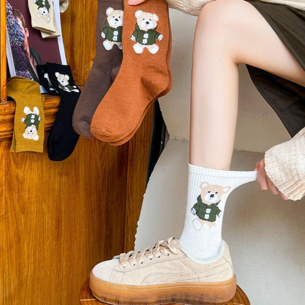 Đôi Vớ Cotton HọA TiếT HoạT HìNh ThờI Trang Cho Nữ