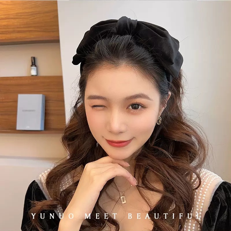 Băng Đô Cài Tóc Rửa Mặt Bằng Lụa Chất Lượng Cao