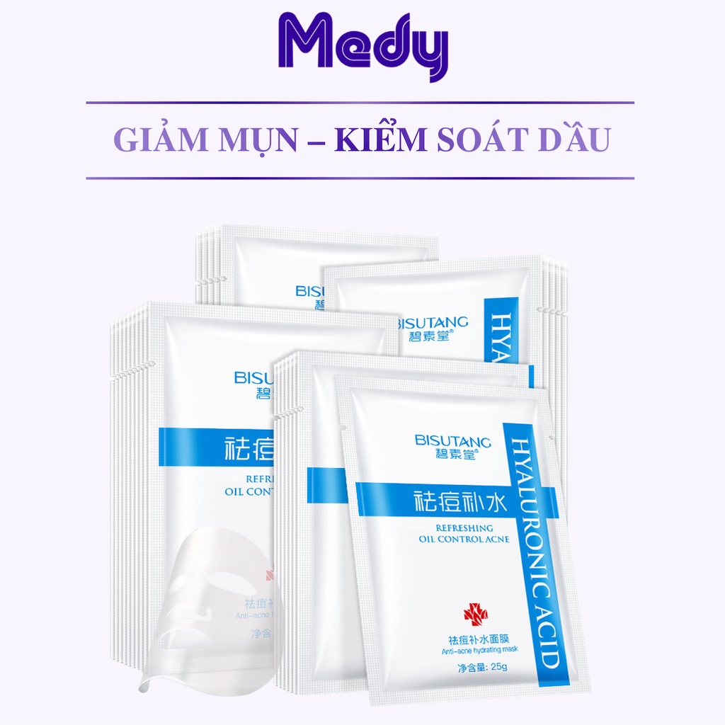 Mặt nạ giấy dưỡng ẩm giảm mụn kiểm soát dầu đẹp da dưỡng da cấp ẩm giúp trắng da thu nhỏ lỗ chân lông