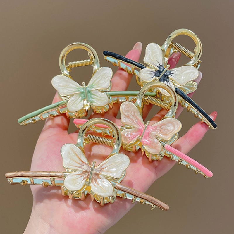 Kẹp Tóc Hình Bướm Bằng Kim Loại Tinh Tế Thời Trang Hàn Quốc