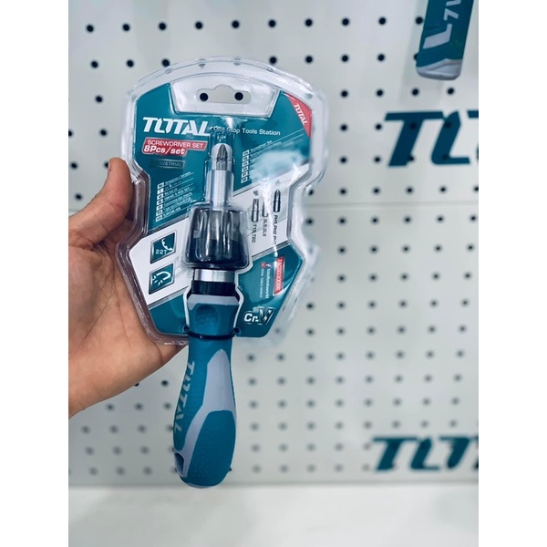 ĐỒ NGHỀ TOTAL Bộ 8 tua vít TACSD30086