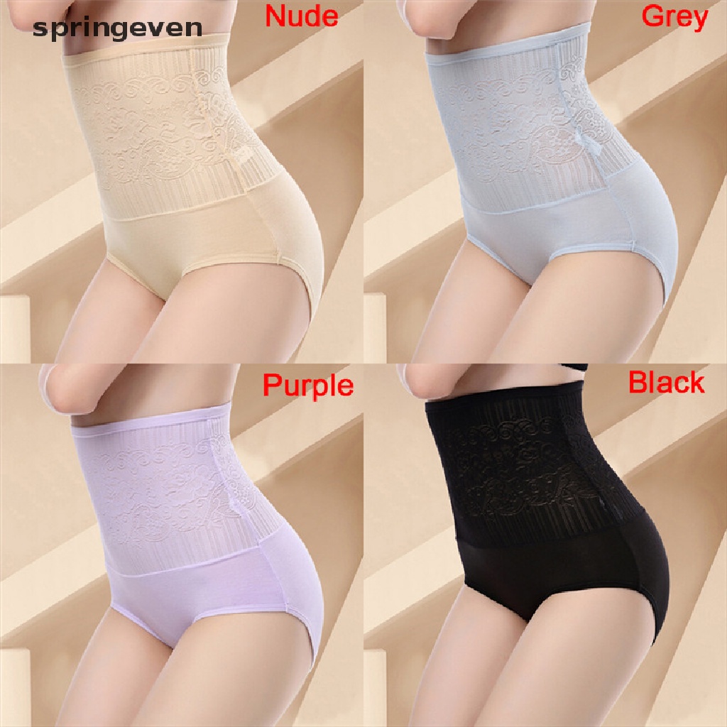 Quần Lót Định Hình Lưng Cao Phối Ren Quyến Rũ Cho Nữ