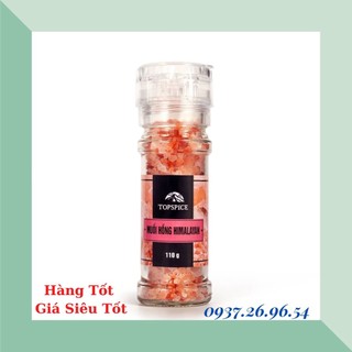 Muối hồng Himalayan Topspice ( nắp có cối xay trực tiếp tiện lợi)