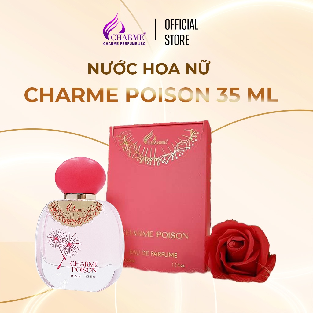 Nước hoa nữ ngọt ngào, Charme Poison, gợi cảm, tươi mát như chứa đựng cả bầu trời nữ tính, 35ml