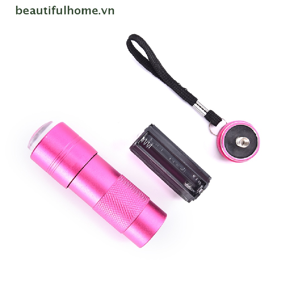 Đèn UV Silicone Nhấn Tay Làm Móng 12 Bóng Led