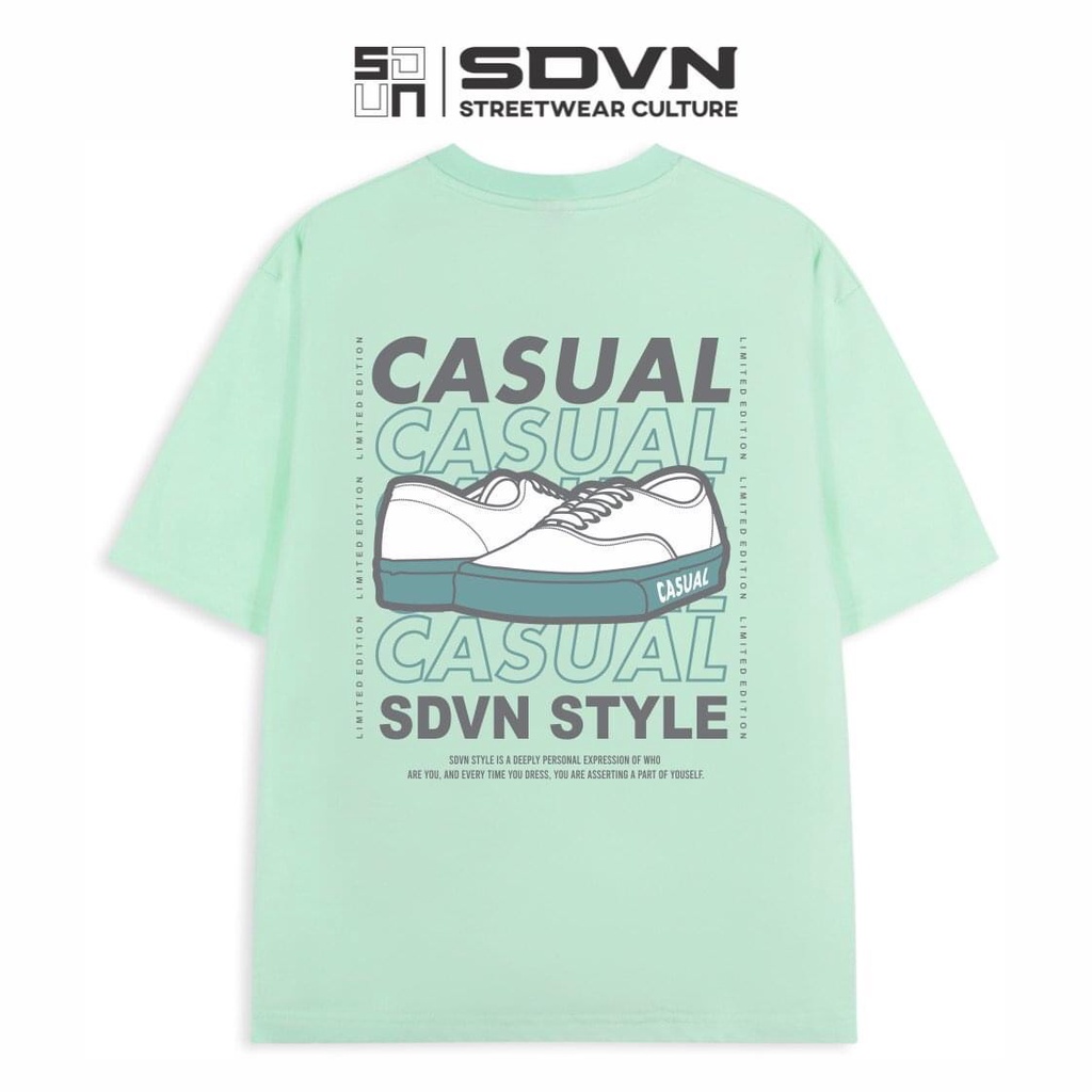 Áo Thun Unisex form rộng - Brand Chính Hãng SDVN - CASUAL