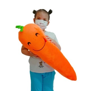 GỐI ÔM HÌNH CỦ CÀ RỐT SIZE LỚN GẤU BÔNG AN TOÀN CHO BÉ