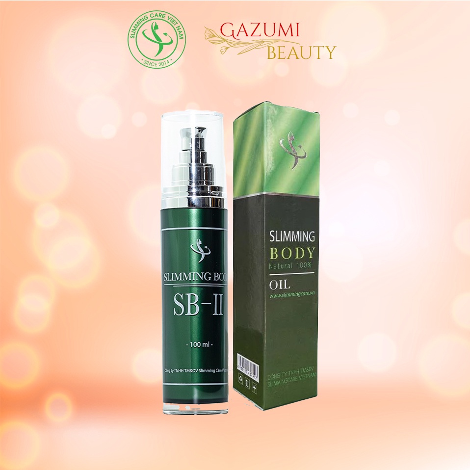 Tinh dầu Slimming Care Body Oil 100ml, Dùng Với Bộ Slimming Body 2, Giúp Đánh Bay Mỡ Thừa - Gazumi Beauty
