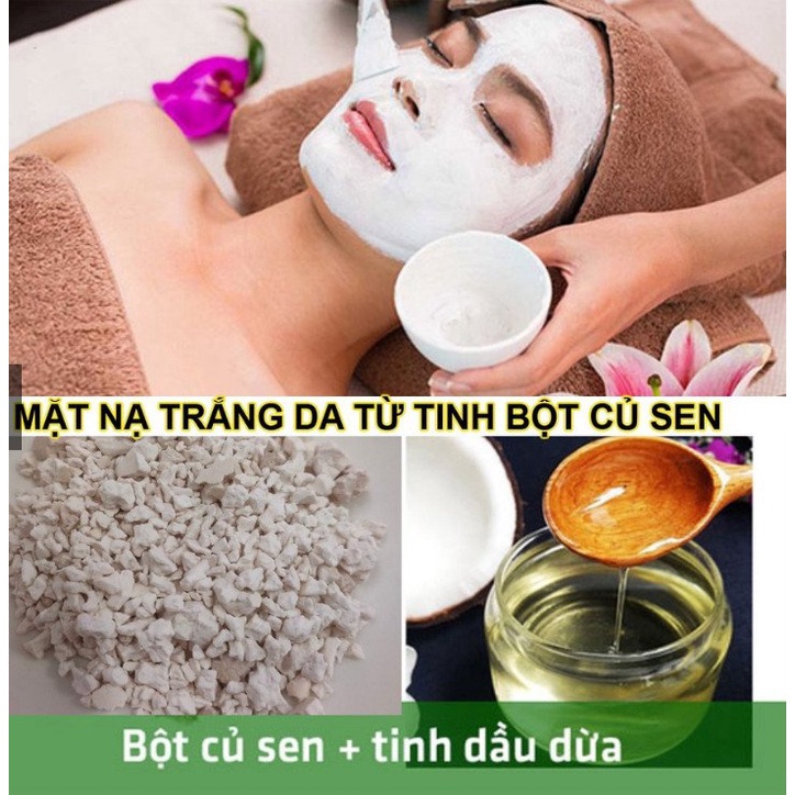 Tinh Bột củ Sen Hương 100% Nguyên Chất hoàn toàn tự nhiên