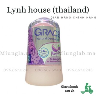 Lăn Khử Mùi Đá Khoáng GRACE Thailand 100%