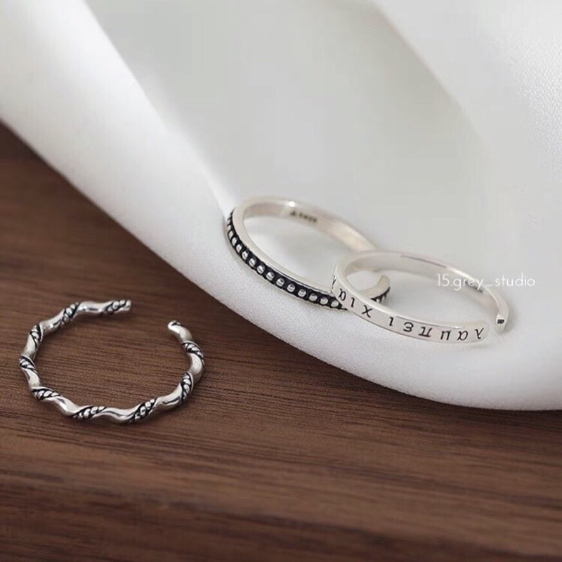 Mini Ring Set | Set 3 Nhẫn Mảnh Style Hàn Quốc