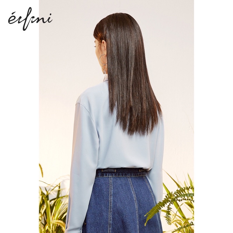 Áo sơ mi xanh Eifini