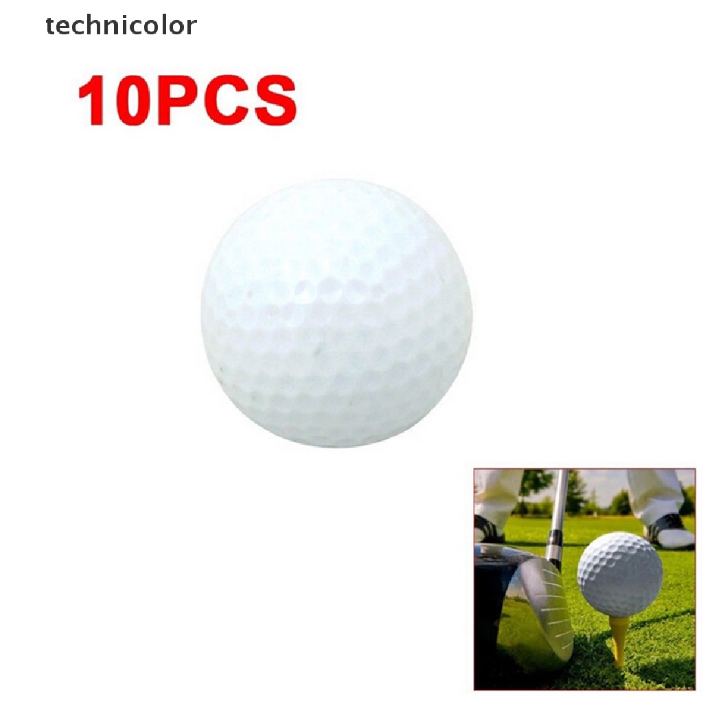 Technicolor Set 10 Quả Bóng Đánh golf Trong Nhà Và Ngoài Trời TYG