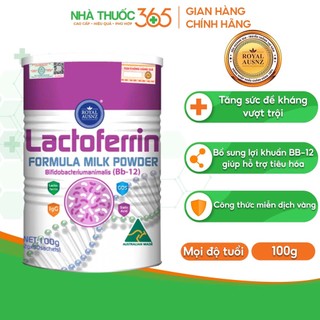 Sữa Bột Hoàng Gia Úc Lactoferrin Formula Milk BB-12 Tăng Cường Hệ Miễn Dịch Cho Trẻ 100g