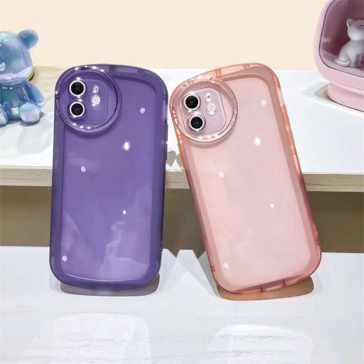 Ốp Điện Thoại Trong Suốt Hình Đôi Mắt Thiên Thần Mập Cho Xiaomi 11 Lite 5G NE Mi 12 12X 11T 12T Pro 10