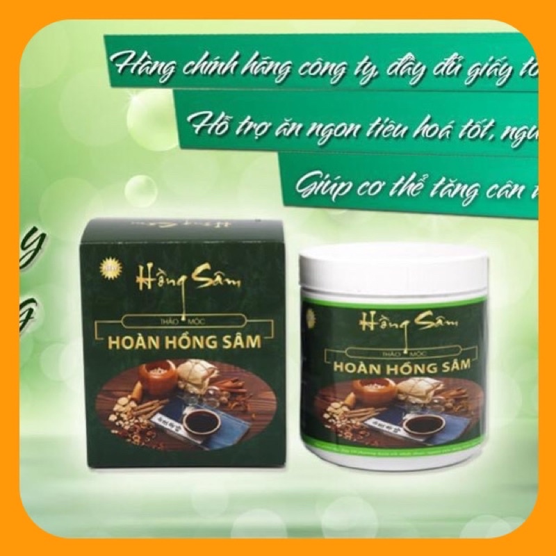 [Chính hãng] THẢO MỘC TĂNG CÂN hoàn hồng sâm Qm