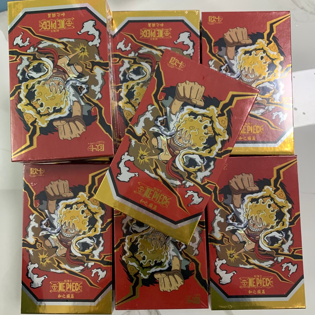 Pack ảnh thẻ ONE PIECE ĐẢO HẢI TẶC GEAR 5 set nhân phẩm card gacha anime chibi quà tặng