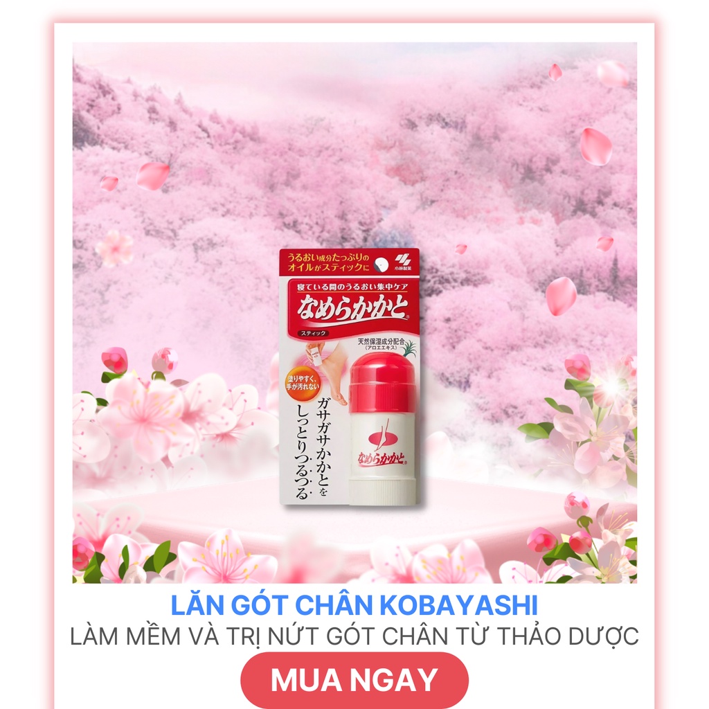 Lăn Dưỡng Chống Nứt Gót Chân Kobayashi
