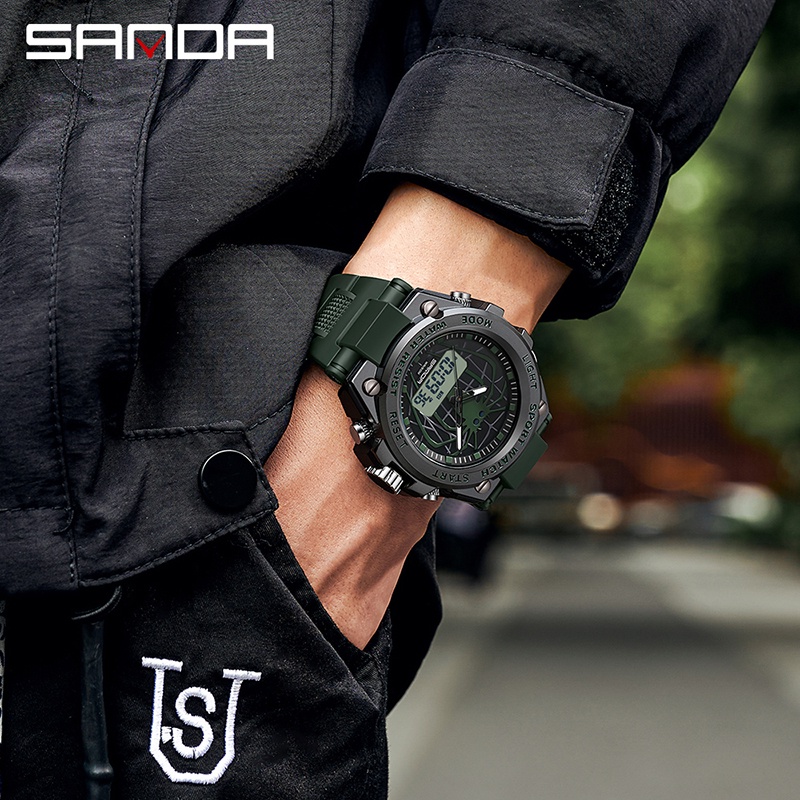 Đồng Hồ Thể Thao Nam SANDA Spider Chống Thấm Nước SD3159-11