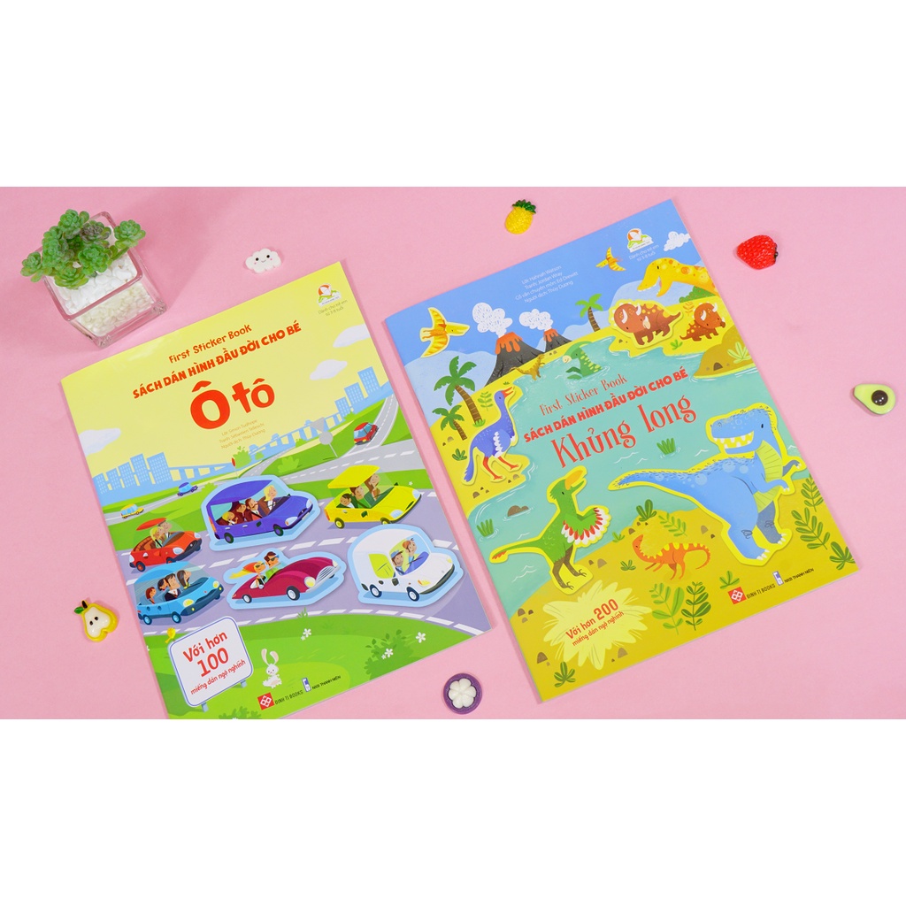 First Sticker Book - Sách Dán Hình Đầu Đời Cho Bé - Đinh Tị ( cho bé 3 - 8 tuổi )