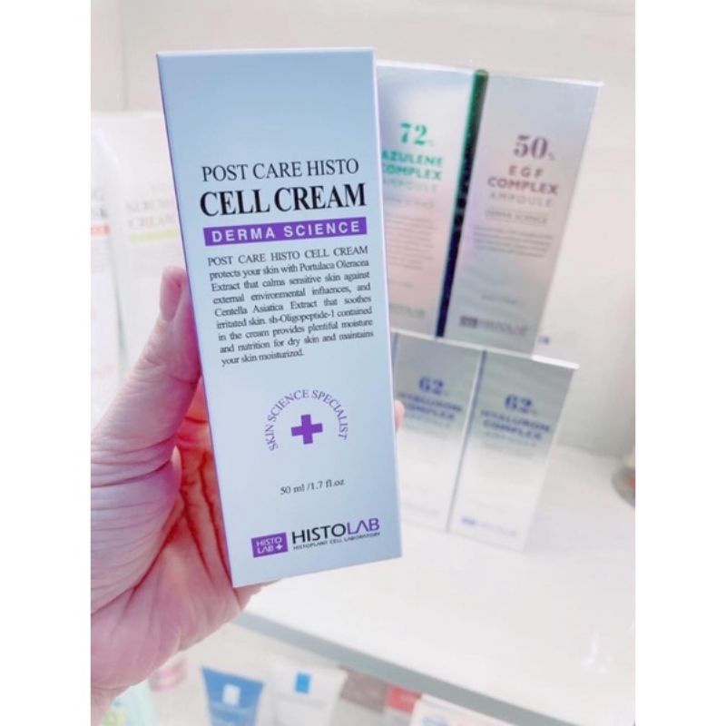 KEM TÁI TẠO PHỤC HỒI DA CELL CREAM HISTOLAB+ SAU LASER TREATMENT