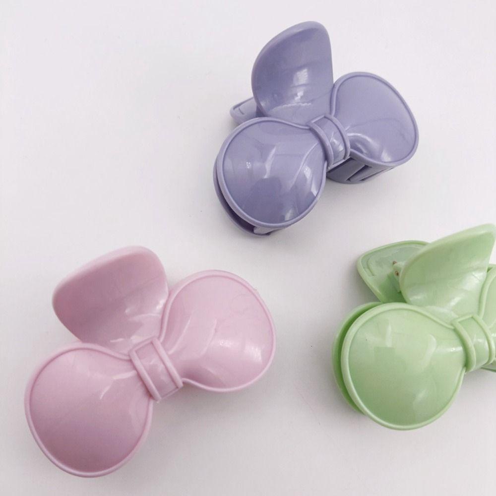 LOMBARD Kẹp Tóc Nơ Họa Tiết Hình Học Màu Sắc Ngọt Ngào Cho Nữ