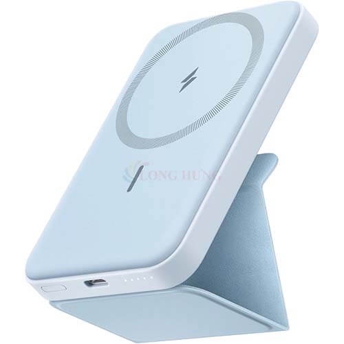 Sạc dự phòng có chân đế từ tính không dây Anker 622 MagGO 5000mAh A1611 - Hàng chính hãng