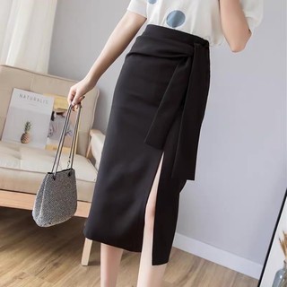 chân váy bút chì tk buộc vạt