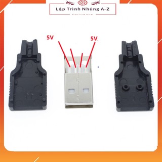 [Lập Trình Nhúng A-Z][G14] Đế Ra Chân Cổng USB Đực - Cái (USB DIP)