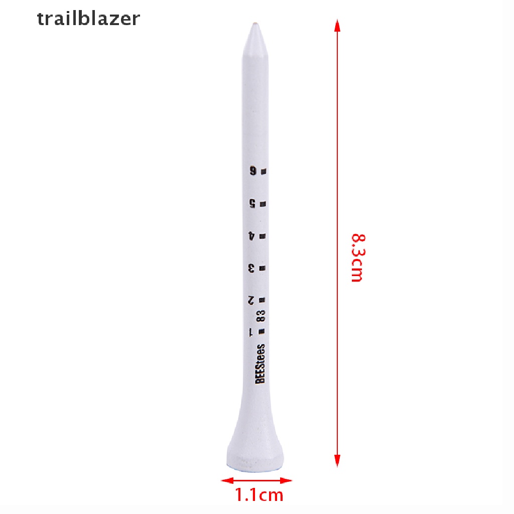 Set 50 Tee Golf Chuyên Nghiệp Màu Trắng 83mm