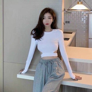[HOTT] [HOT] Áo kiểu nữ croptop khoét eo đẹp