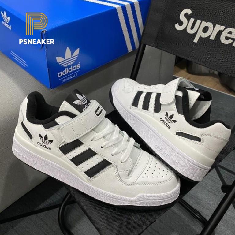 Giày thể thao nam nữ adidas Forum low , Das forum sọc đen, sọc xanh lá, sọc xanh than mới nhất 2022 full box