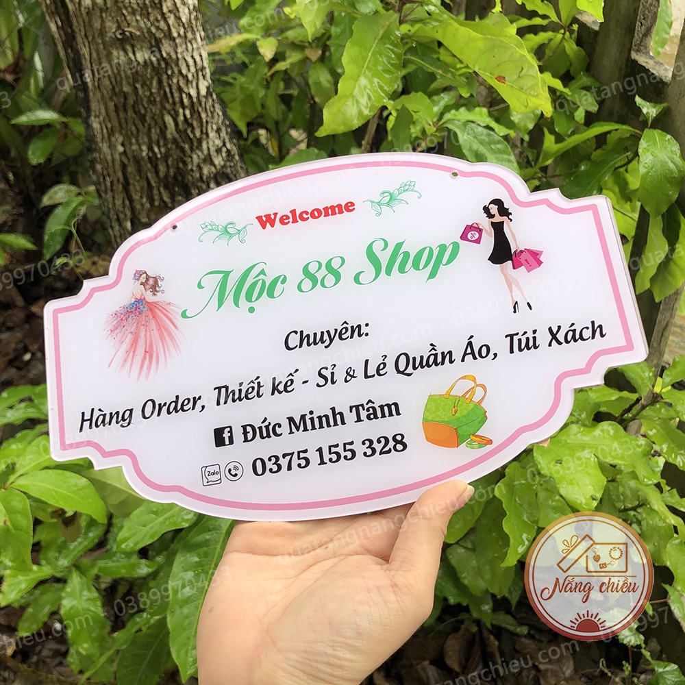 Bảng hiệu decor cửa hàng , đạo cụ chụp hình bán hàng online, bảng shop quảng cáo thương hiệu ,cửa hàng, bảng quảng cáo