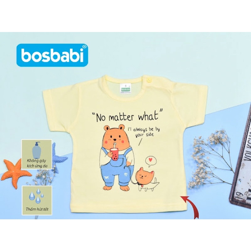 Áo cộc tay Bosbabi cho bé 5 đến 22kg
