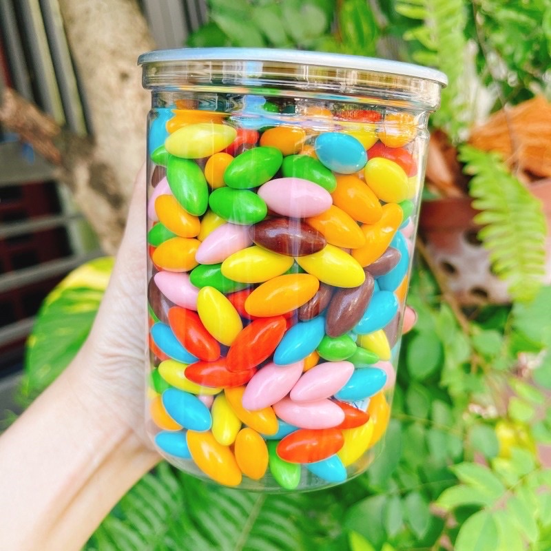 Kẹo Socola Viên Nhộng 500G Chai Gấu