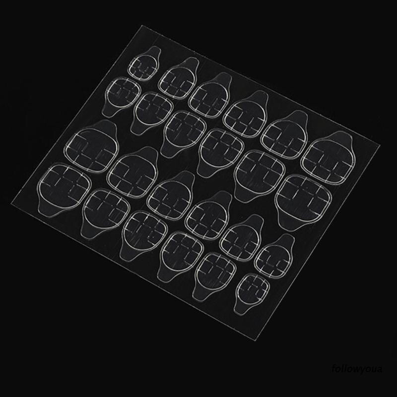 miếng dán móng giả silicon trong suốt