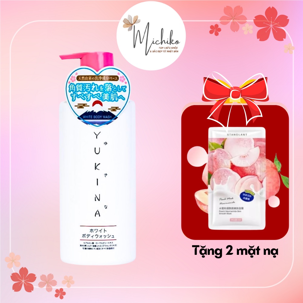 Sữa tắm trắng da Yukina White Body Wash 500ml