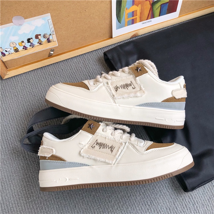 Giày Thể Thao Vải Denim Phong Cách Retro Thời Trang Cho Nữ