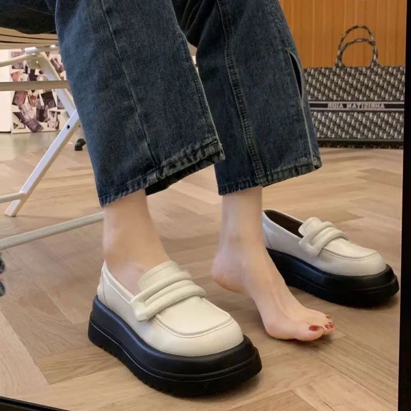 Giày oxford đế xuồng 5cm phong cách ulzzang