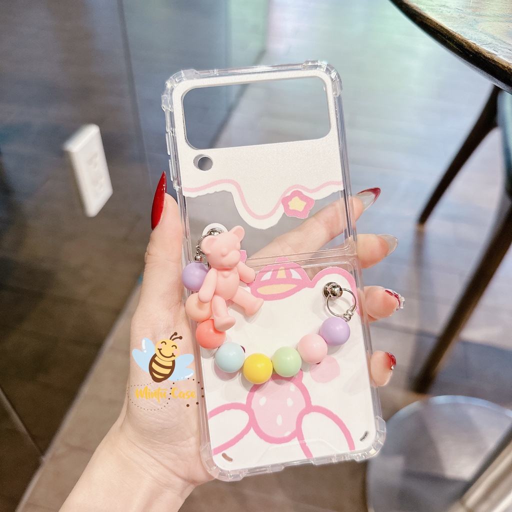 Ốp kèm móc khóa Samsung Galaxy Z Flip 3 / Z Flip 4 -ZF309