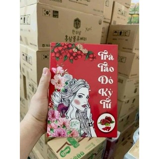 Hộp 500g trà táo đỏ kỷ tử đường nâu