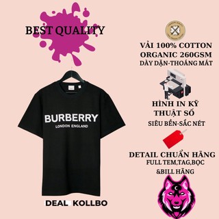 Áo Burberry Nam phong cách luxury Áo Thun Burberry Nữ phong cách casual Áo Burberry London form rộng tay lỡ vải cotBest
