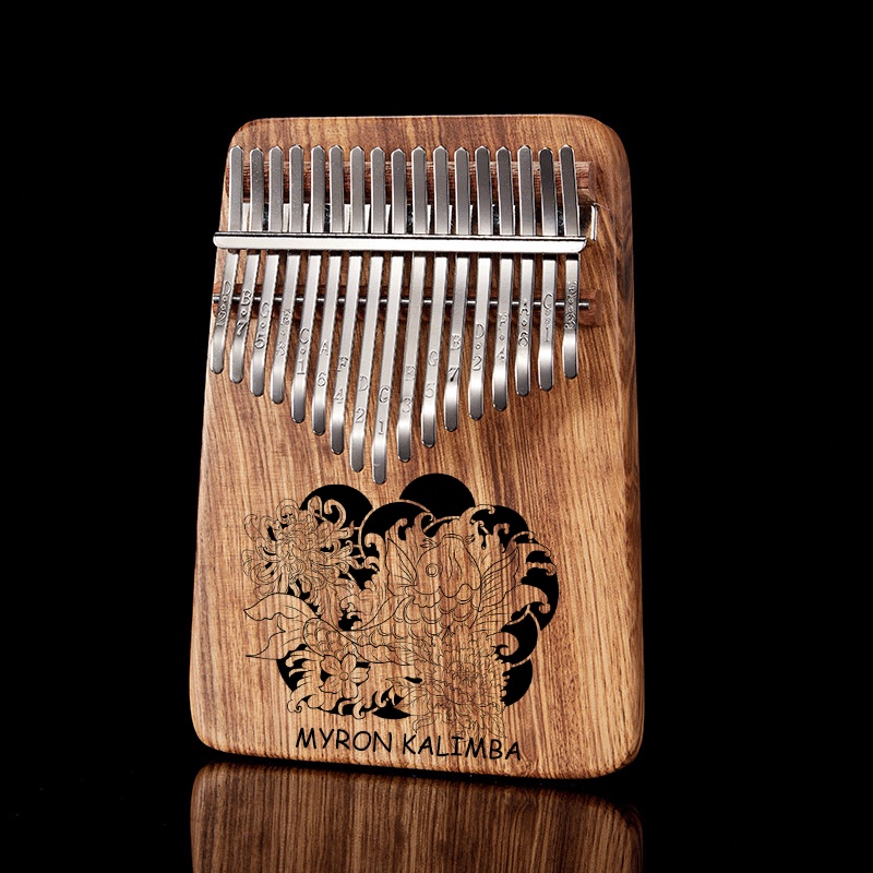 Đàn kalimba Myron HLURU A01-trọn bộ phụ kiện- BẢO HÀNH CHÍNH HÃNG 24 THÁNG