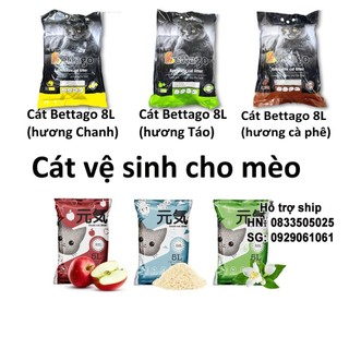 Hỗ trợ Ship- Cát vệ sinh cho mèo GENKI 5Lít - BETAGO 8 Lít