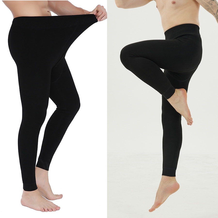 Quần Legging Lót Lông Cho NAM Siêu Co Giản Dày Dặn Chống Xù Giữ Nhiệt Tốt Mùa Đông