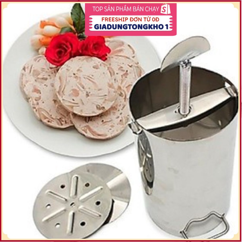 PVN41617 Khuôn Làm Giò Thủ Inox 304 Cao Cấp, Khuôn Giò Xào Giò Lụa Loại Giá Rẻ