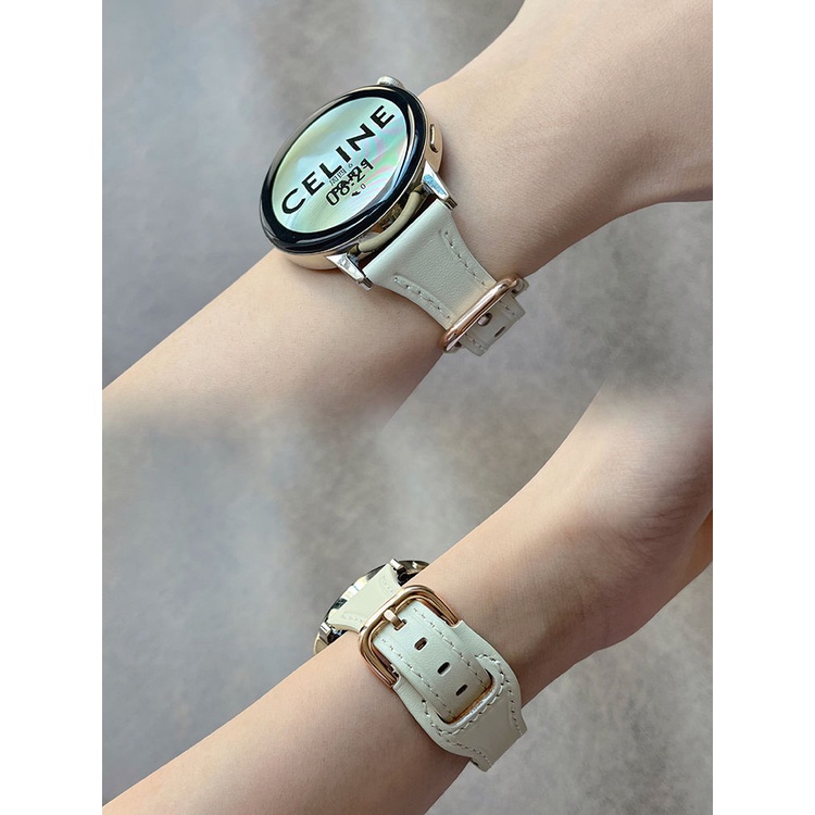 Dây Đeo Bằng Da Cao Cấp Phù Hợp Với Samsung galaxy watch 4 / 5 / 5Pro